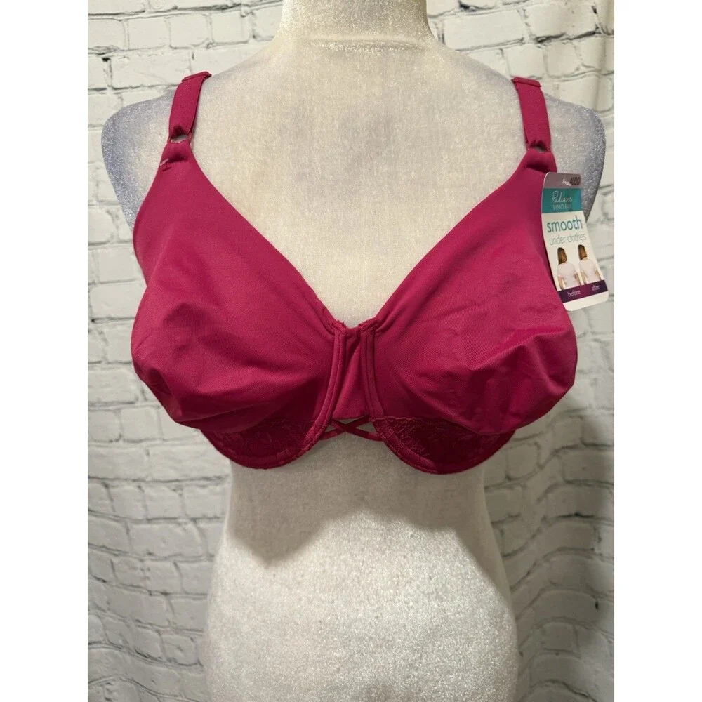 NWT Vanity Fair Bra, Radiant Collection 40DD Burgundy Underwire